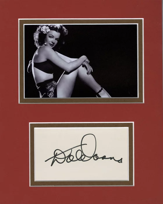 Dale Evans autograph