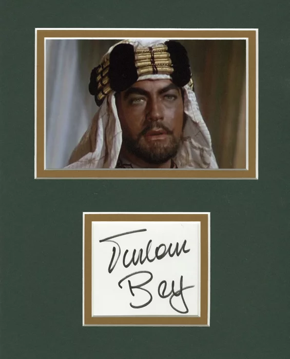 Turhan Bey autograph