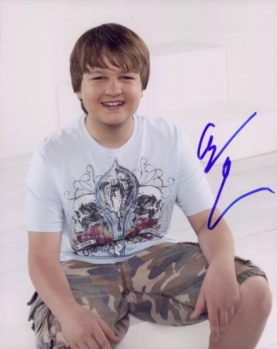 Angus Jones autograph