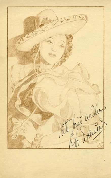 Bebe Daniels autograph
