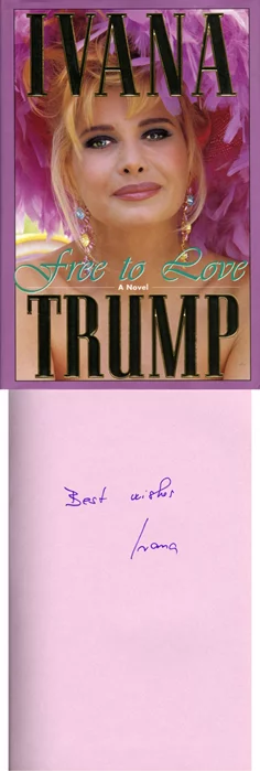 Ivana Trump autograph