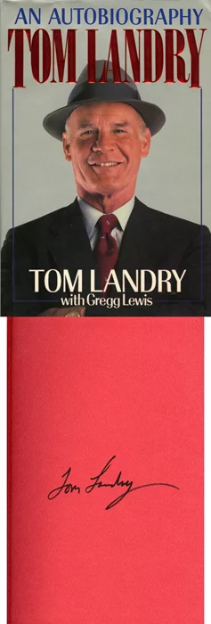 Tom Landry autograph