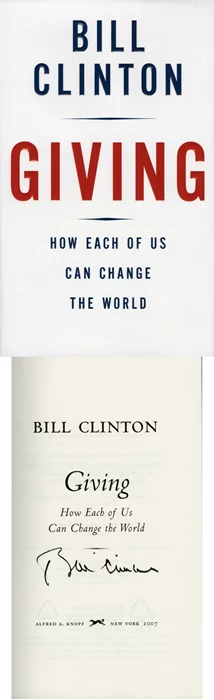 Bill Clinton autograph
