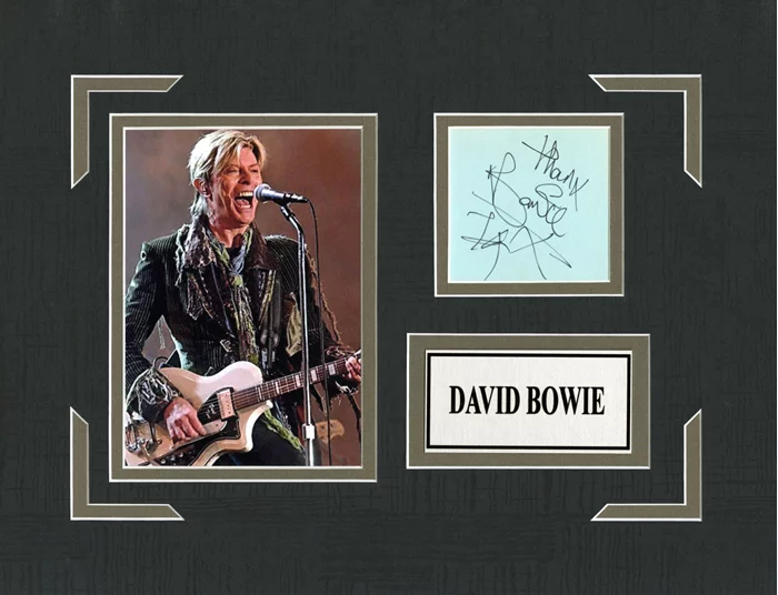 David Bowie autograph