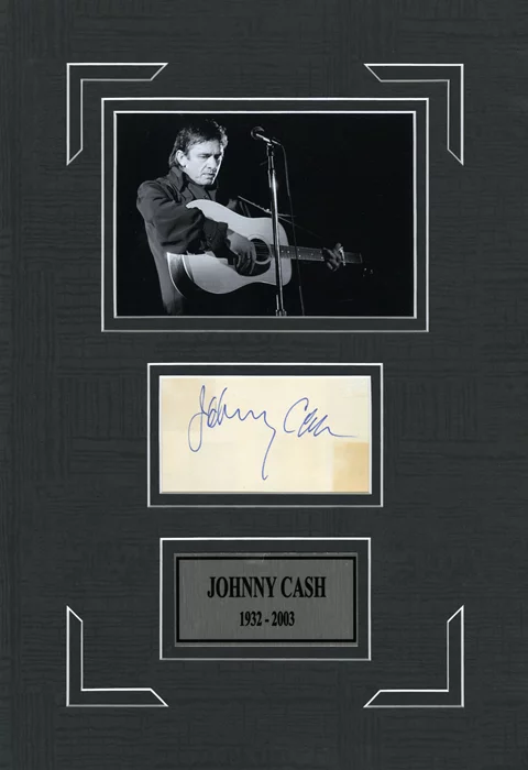 Johnny Cash autograph