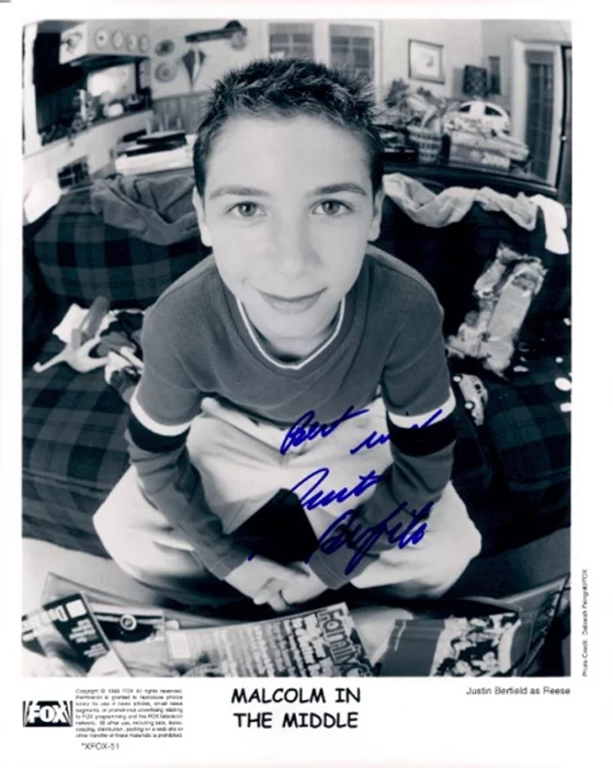 Justin Berfield autograph