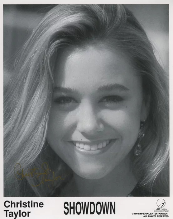 Christine Taylor autograph