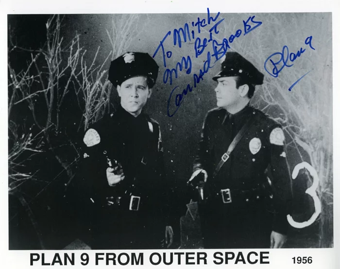 Conrad Brooks autograph