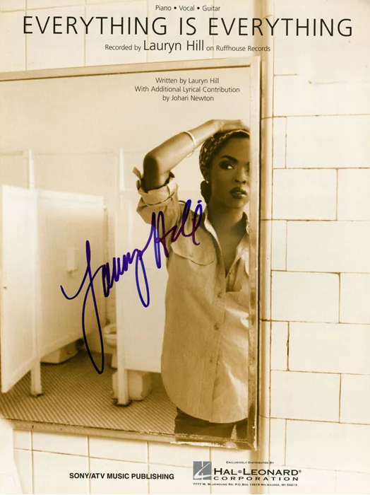 Lauryn Hill autograph