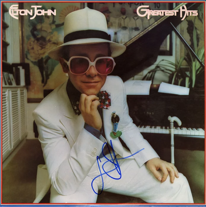 Elton John autograph