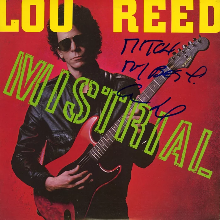Lou Reed autograph