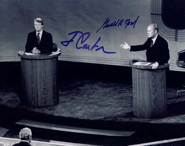 Carter and Ford autograph