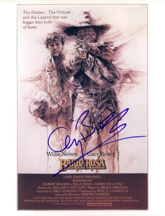 Gary Busey autograph