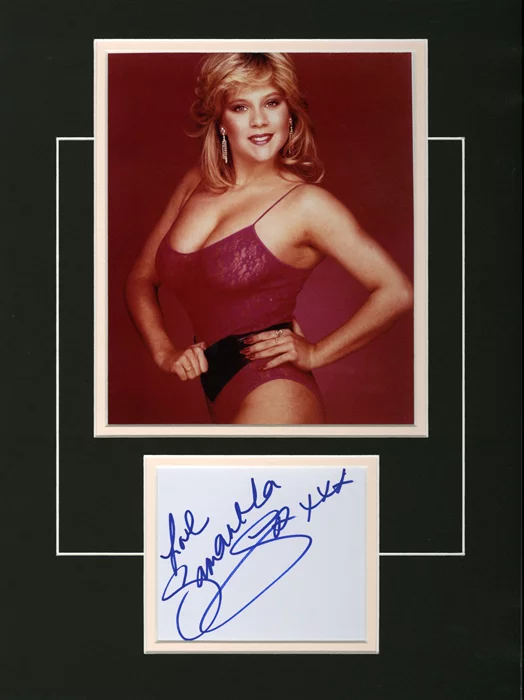 Samantha Fox autograph