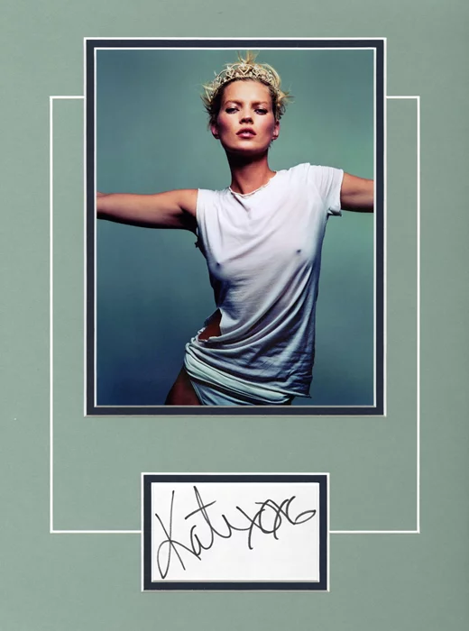 Kate Moss autograph