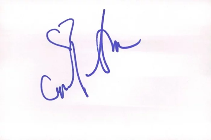 Crystal Allen autograph