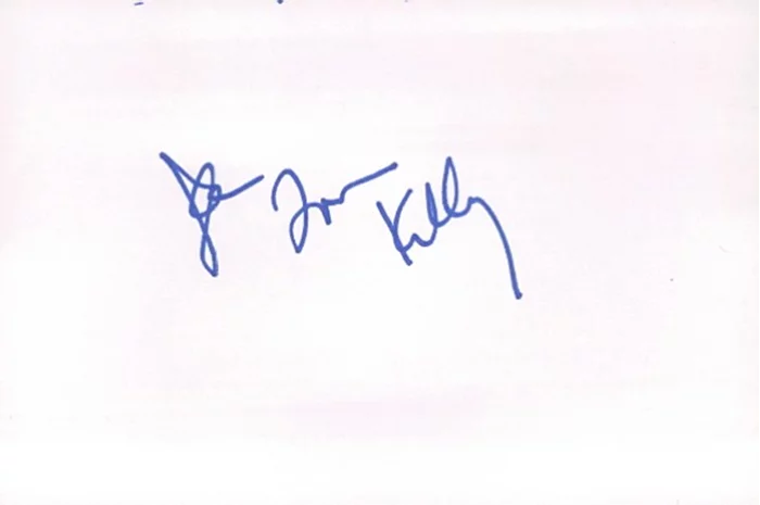 Jean Louisa Kelly autograph