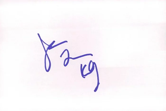 Jean Louisa Kelly autograph