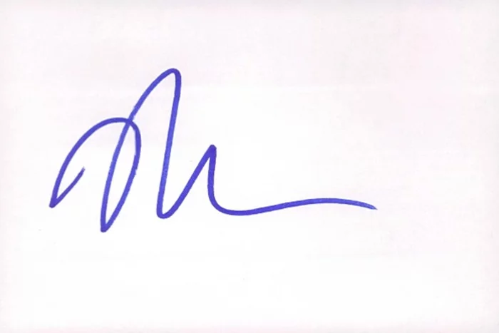 Michael Mann autograph