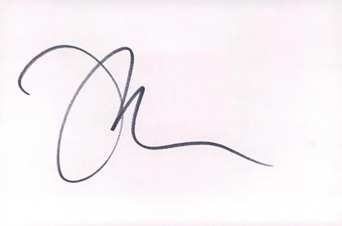 Michael Mann autograph