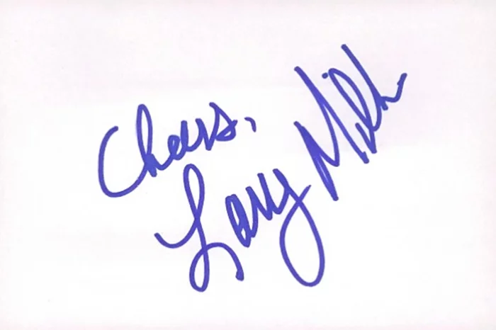 Larry Miller autograph