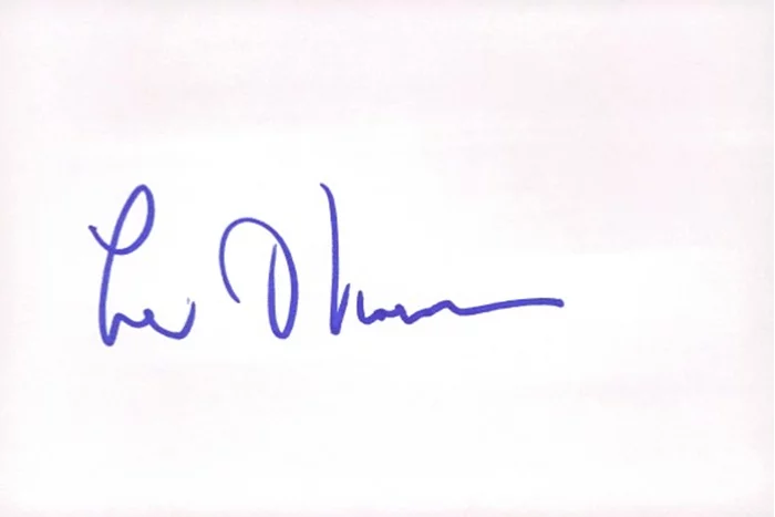 Leslie Moonves autograph