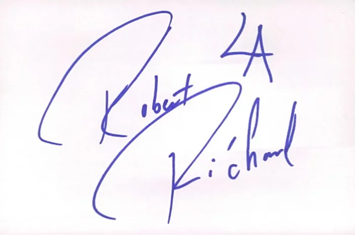 Robert Ri'chard autograph