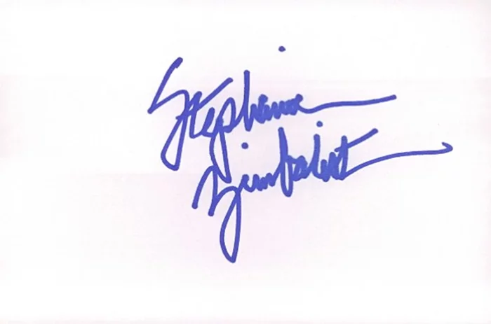Stephanie Zimbalist autograph