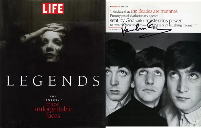 Paul McCartney autograph