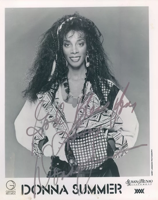 Donna Summer autograph