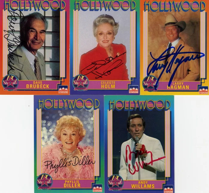 Hollywood Walk of Fame Cards autograph