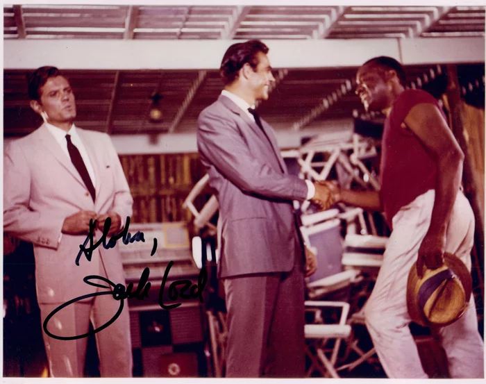 Jack Lord autograph