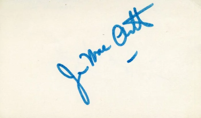 James MacArthur autograph