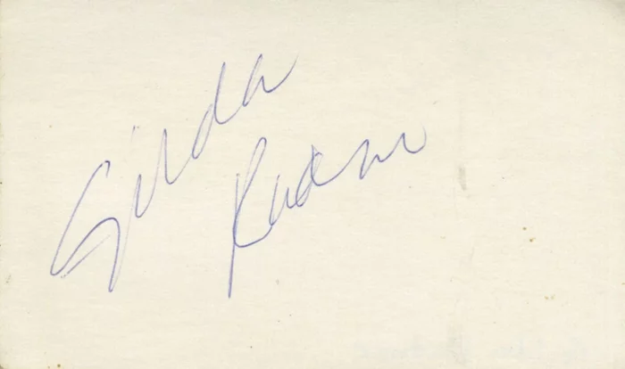 Gilda Radner autograph