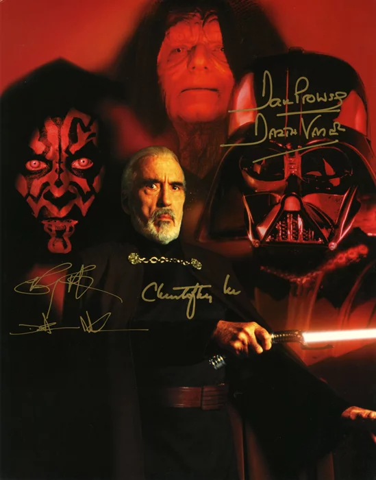 Star Wars Sith Lords autograph