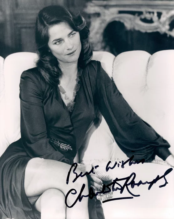 Charlotte Rampling autograph
