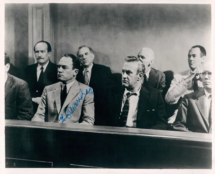 E.G. Marshall autograph