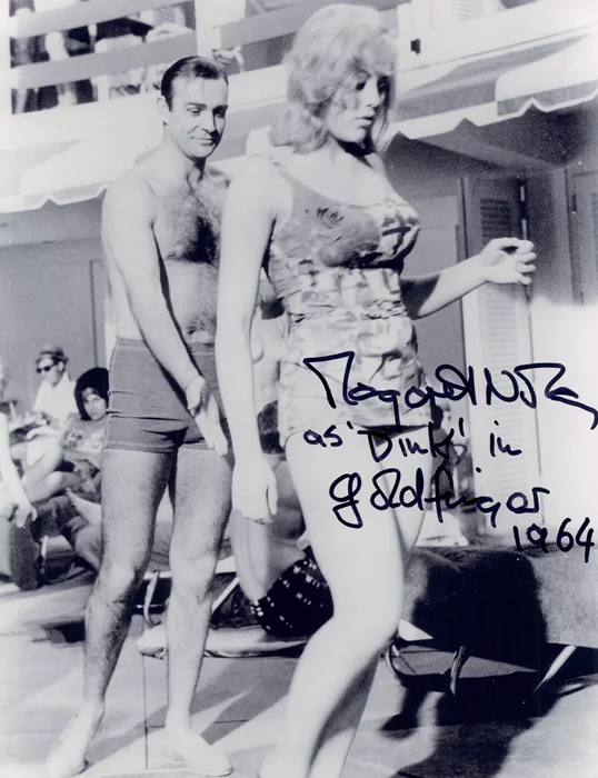 Margaret Nolan autograph