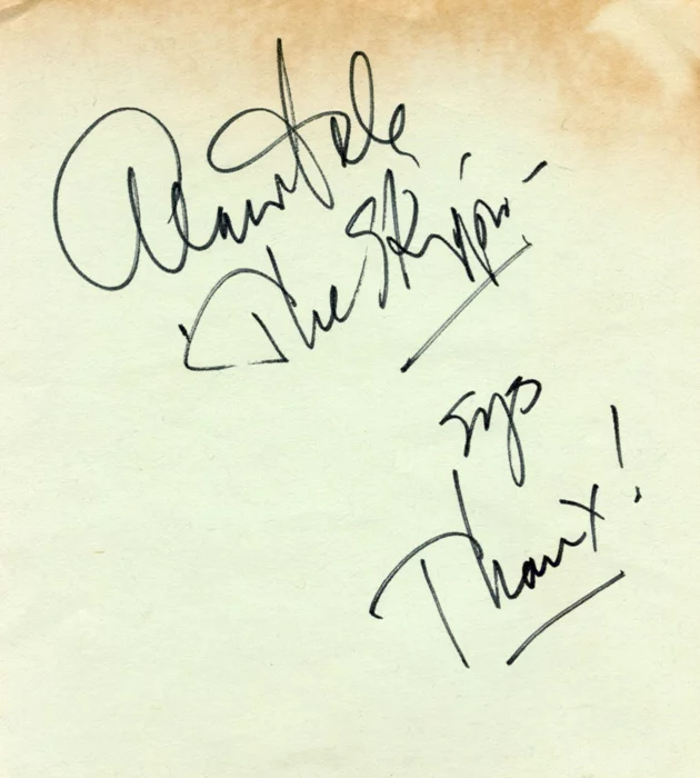 Alan Hale, Jr. autograph