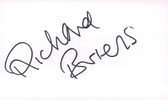 Richard Briers autograph