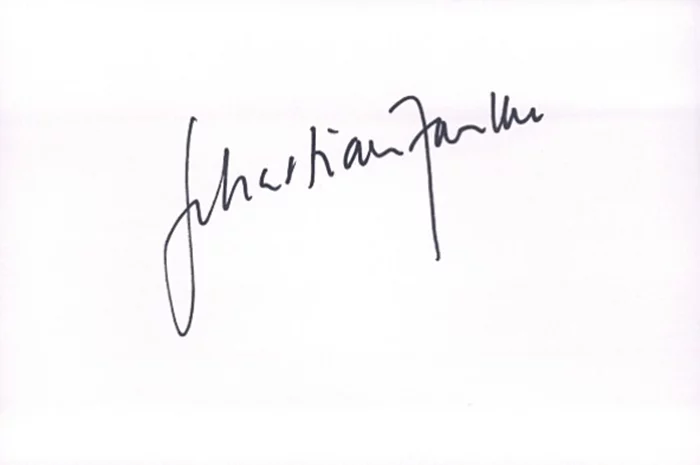 Sebastian Faulks autograph