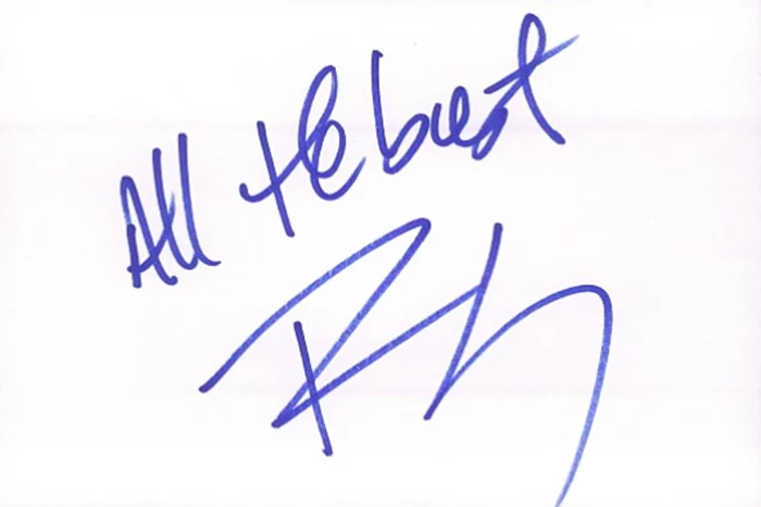 Robert Cray autograph