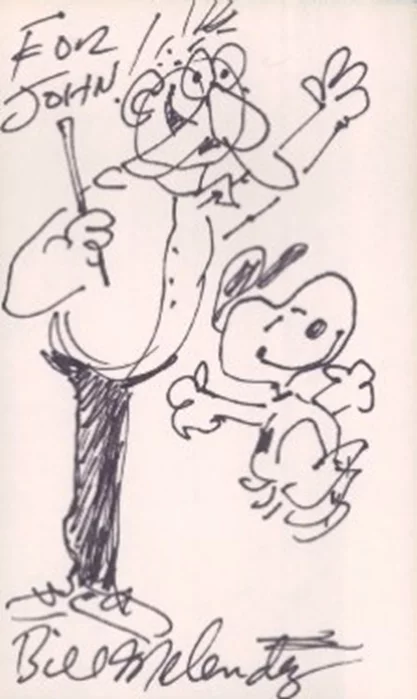 Bill Melendez autograph