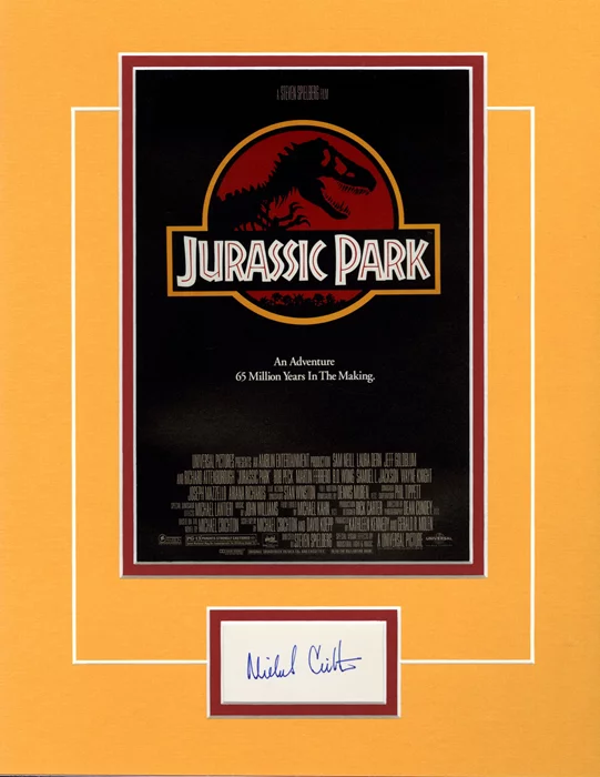 Michael Crichton autograph