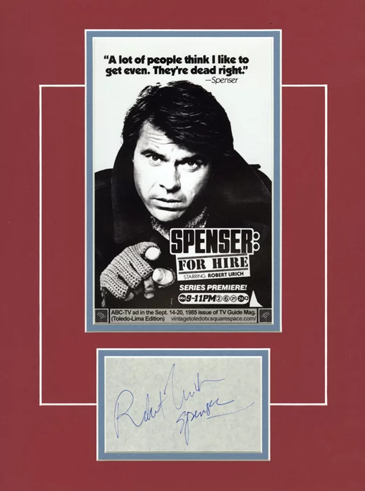 Robert Urich autograph
