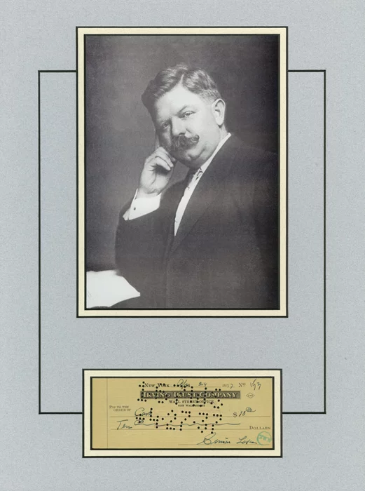 Simon Lake autograph