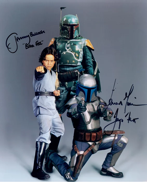 Boba Fett and Jango Fett autograph