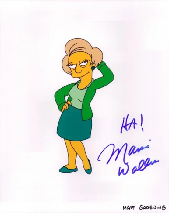 Marcia Wallace autograph