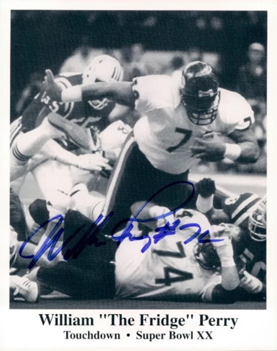 William 'The Fridge' Perry autograph