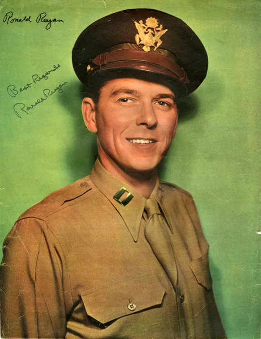 Ronald Reagan autograph